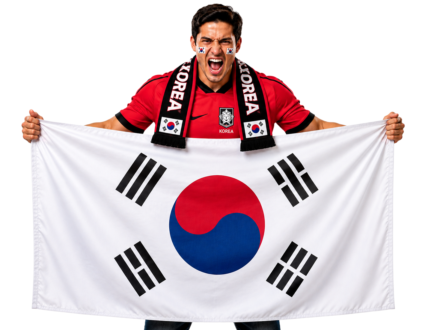 South Korea Taeguk Warriors football fan flag World Cup 2026