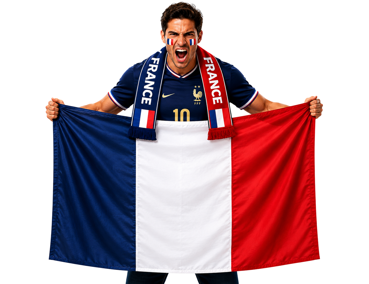 France Les Bleus football fan flag World Cup 2026 banner