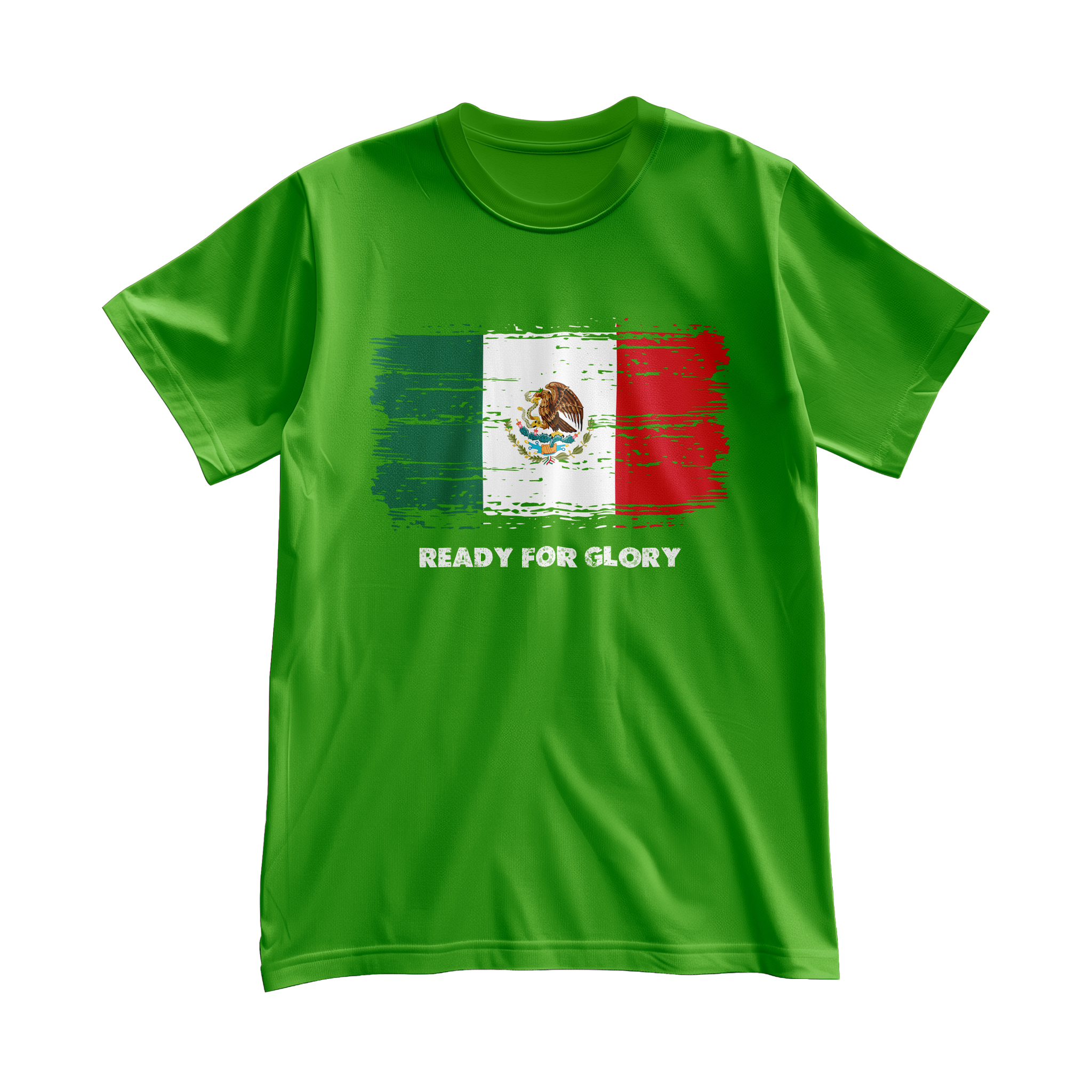 Mexico Ready For Glory vintage flag football fan t-shirt