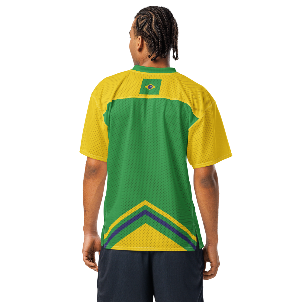 Brazil Oversized Soccer Jersey 2026 – Retro World Cup Fan Streetwear Shirt